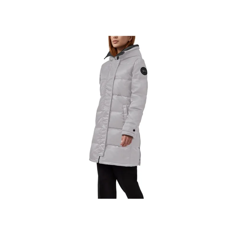 Canada Goose Shelburne Series Down Jacket Women's Poplar Gray-2