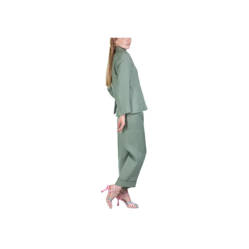 'S MAX MARA Socrates Single-breasted Linen Blazer-2