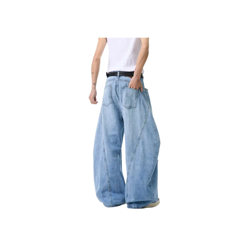 HOKLV Jeans Unisex-2
