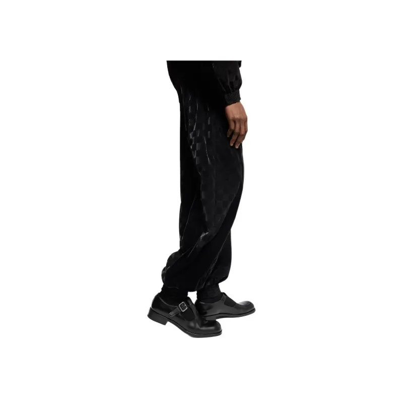 LOUIS VUITTON Flocked Damier Technical Track Pants-3