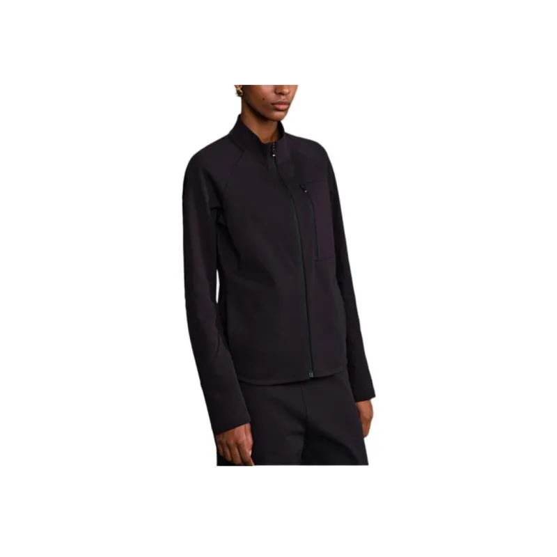 Le Coq Sportif Jackets Coats Women's Dazzling Black-2
