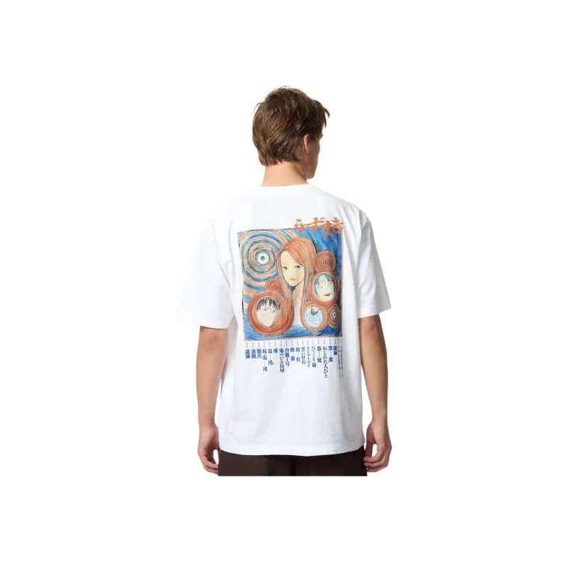 UNIQLO x XUANWO Swirl Collaboration T Shirt Unisex White-1