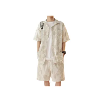 RAP PANDA Shirt Matching Set Unisex Cuban Apricot