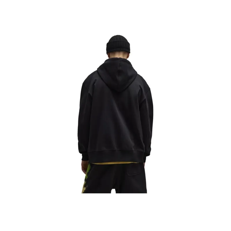 Y-3 Logo-print Zip-up Cotton Hoodie-2