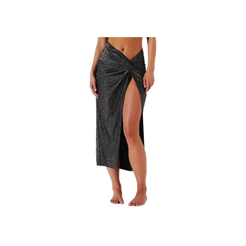 KARL LAGERFELD / Karl Lagerfeld Jeans Signature Glitter embellished Sarong-1