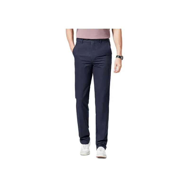 Francesco Totti Casual Pants Men's Navy Blue-0