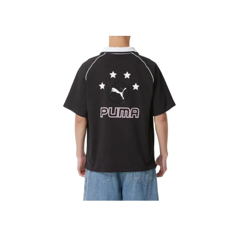PUMA SS25 Polo Shirt Unisex Black-2