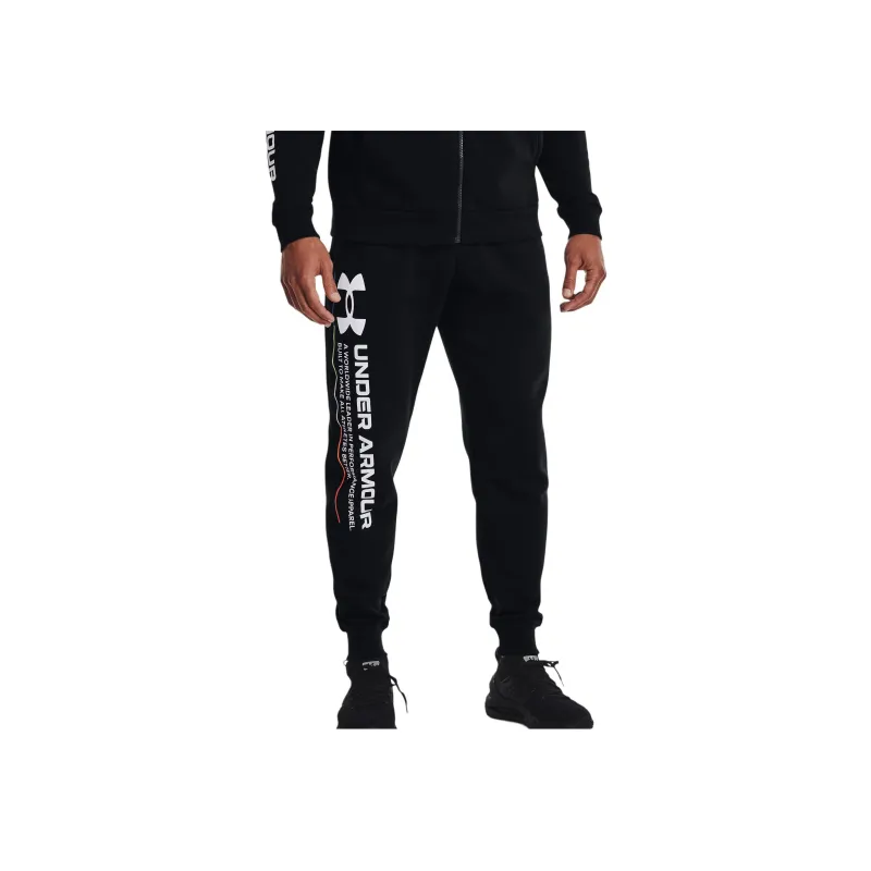 Under Armour Rival Fleece Knitted Sweatpants Men's Black-2