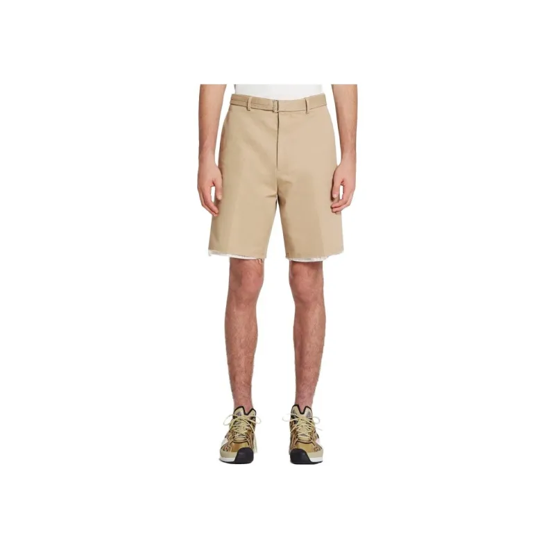Lanvin Raw-Cut Edge Bermuda Shorts-3