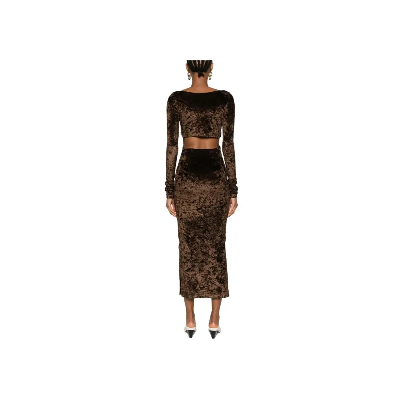 NANUSHKA Zanee Cut out Midi Dress-3