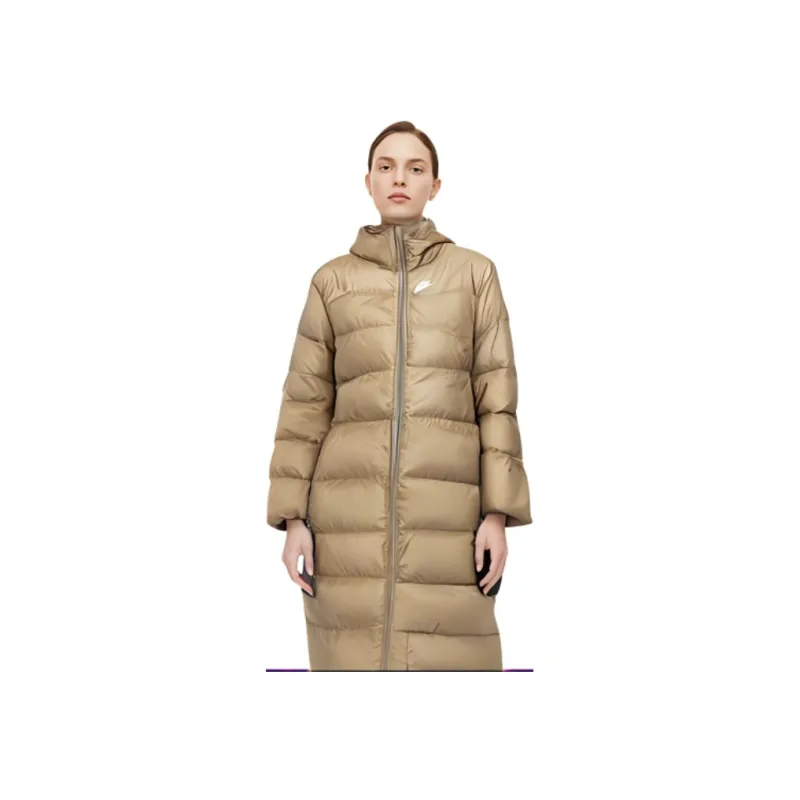 Nike Down Jackets Women's Khaki-2