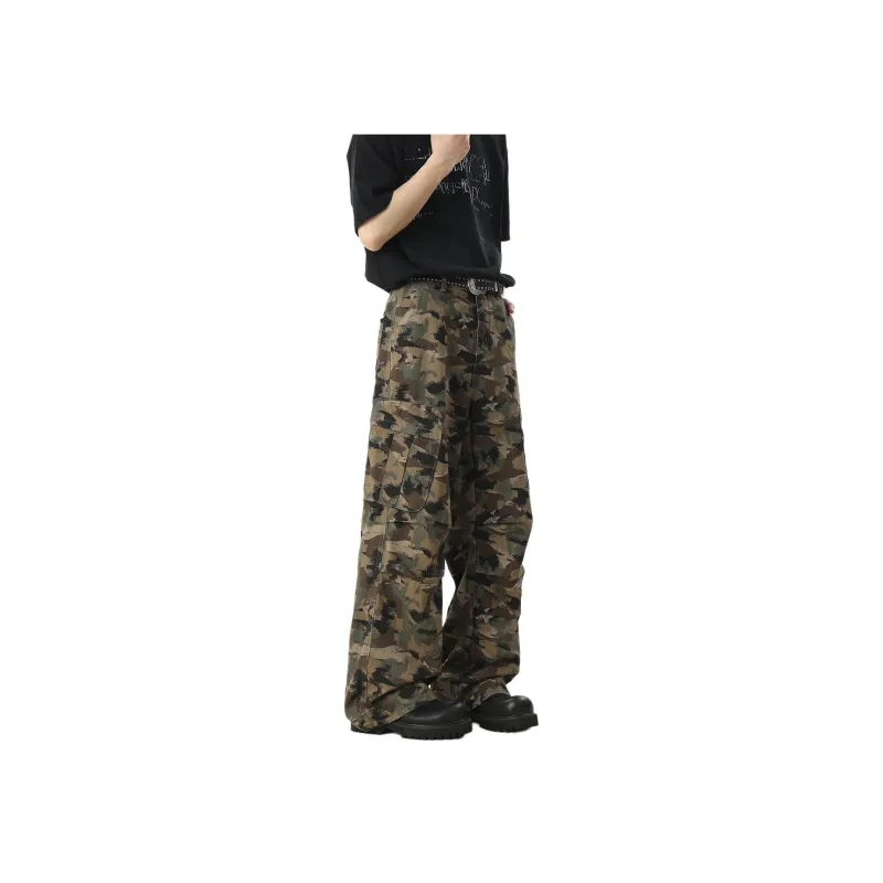 T-IRA Jeans Unisex Jungle Camouflage-1