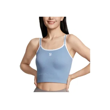 Victoria's Secret Classic Logo Elastic Strap /WED Bra Women's Washed Denim Blue