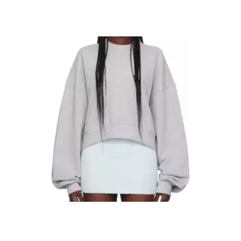 WARDROBE.NYC Sweatshirt Women's Gray