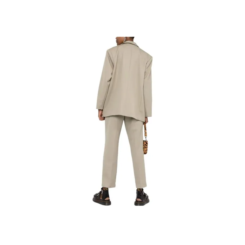 Anine Bing Quinn Wool Oversize Blazer-1