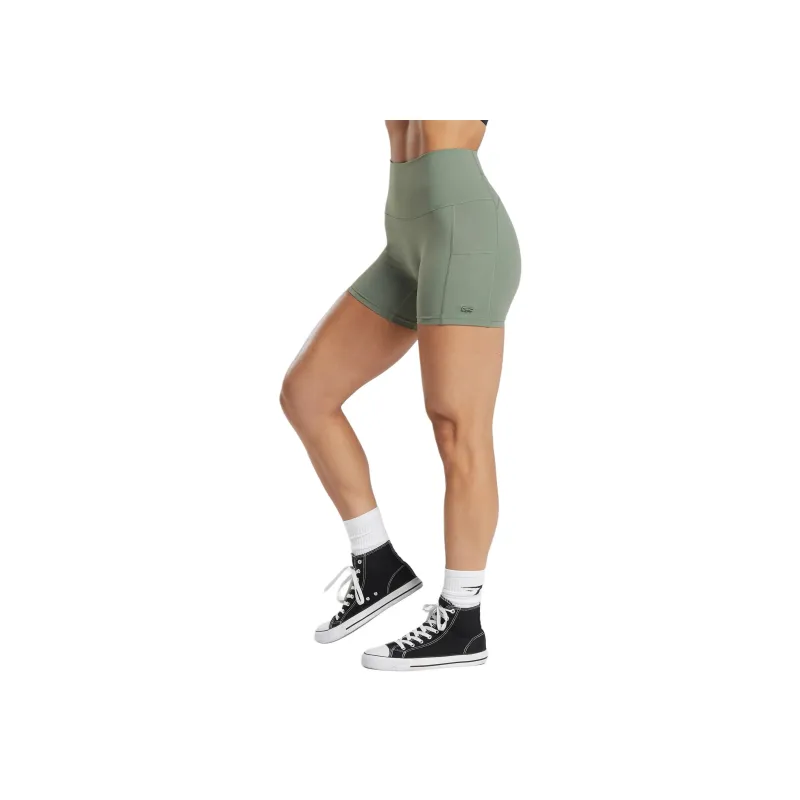GYMSHARK LEGACY Sports Shorts Women's Green-2