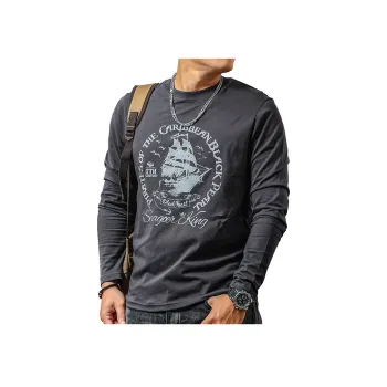 Seasonal Words T Shirt Men's Iron Gray