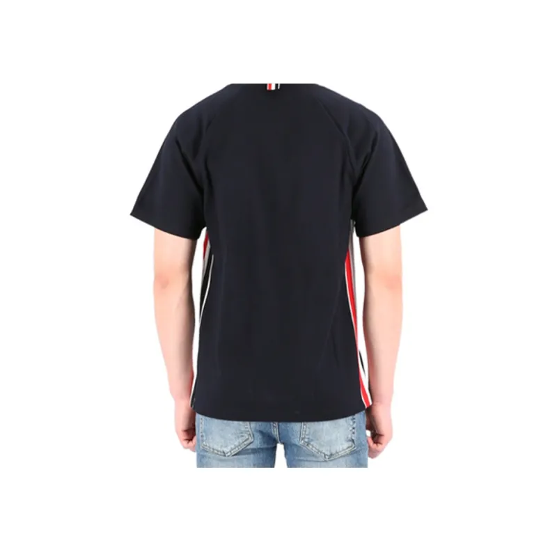 THOM BROWNE T Shirts Men Marine Blue-2