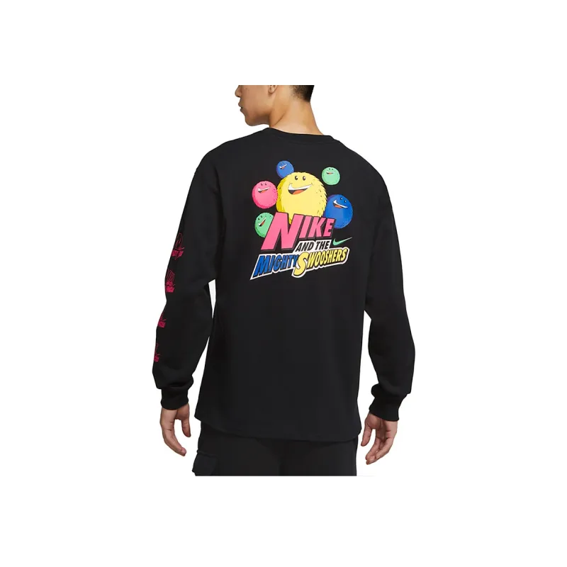Nike T Shirts Men Black-3