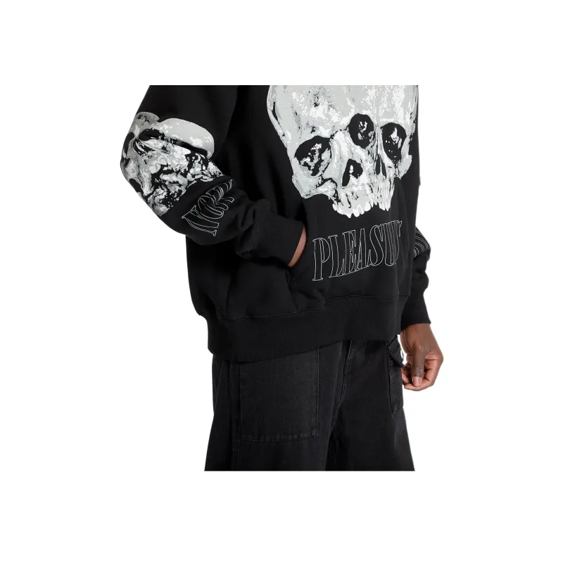 PLEASURES Double Skull Hoodie-3