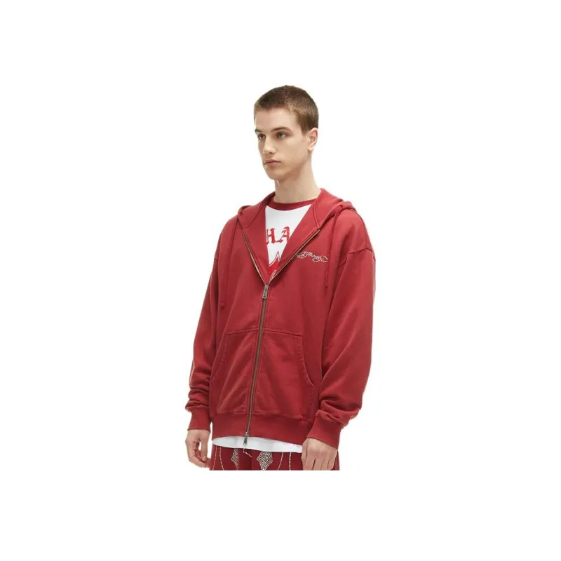 Ed Hardy Sweatshirts Unisex China Red E1OBM100-3