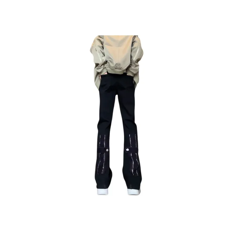 TOUHAOQINGNIAN Jeans Unisex-0