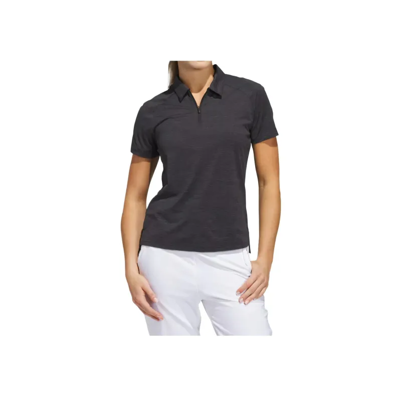 Adidas Free Shipping With AdiClub Ultimate365 Heathered Twistknit Polo Shirt-1
