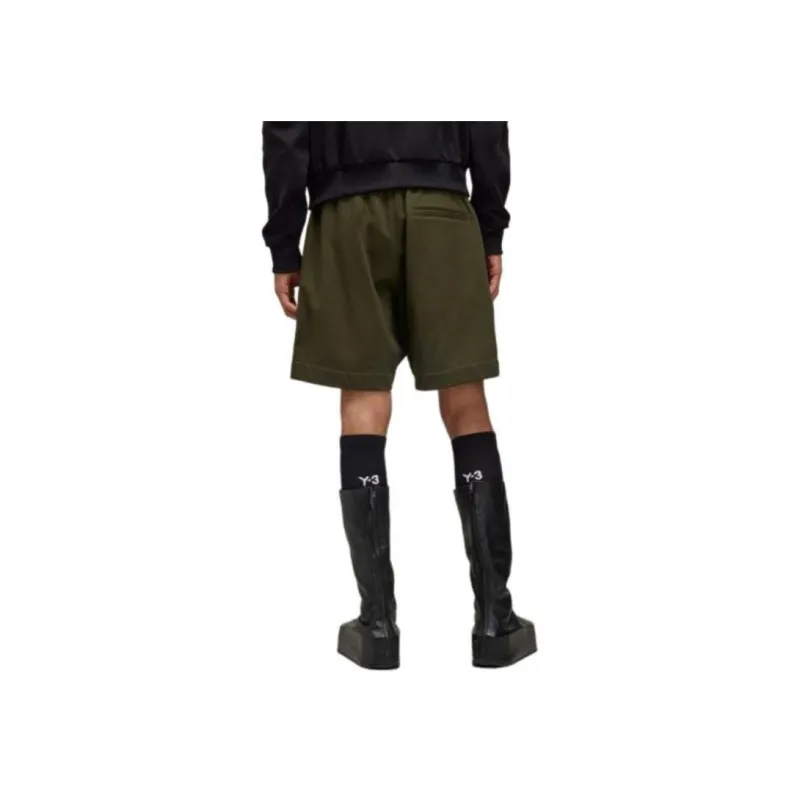 Y 3 Logo print Jersey Shorts-3