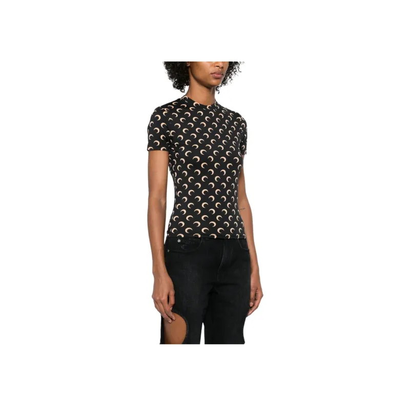Marine Serre Moon Short sleeves T shirt-1