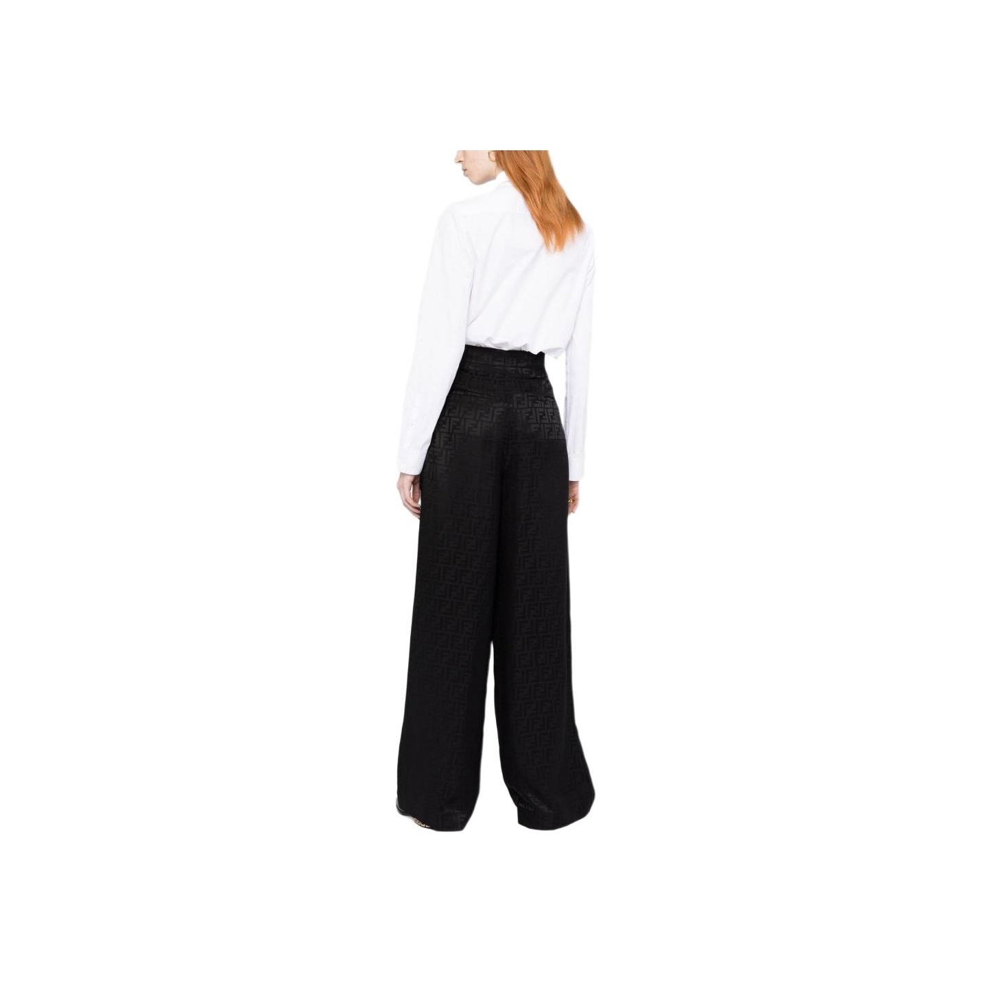 ボトムスその他 FENDI Women Pants FLP851AT1BF0GME Black FF denim jeans FENDI Woman Tg. 44 IT FLP851AT1B F0GME BLACK
