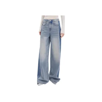 Self Who Jeans Women's Light Gray Blue