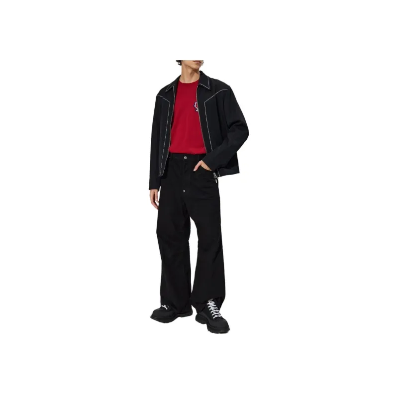 DSQUARED2 Topstitched Wool Jacket-3