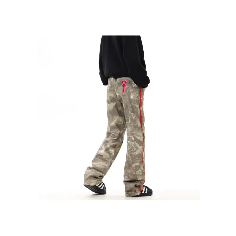 KIRHNE Casual Pants Unisex Camouflage-2