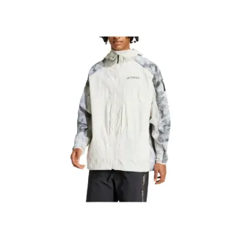 Adidas x NATIONAL GEOGRAPHIC Terre Trench Coat Men's Track Gray