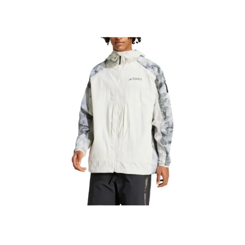 Adidas x NATIONAL GEOGRAPHIC Terre Trench Coat Men's Track Gray-0
