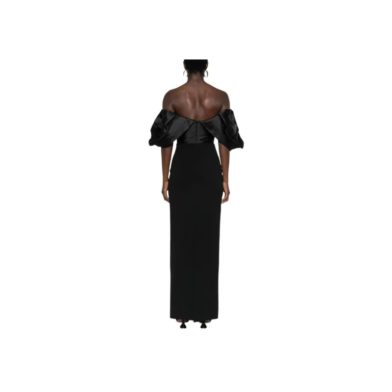 Solace London Sian Off shoulder Maxi Dress-2