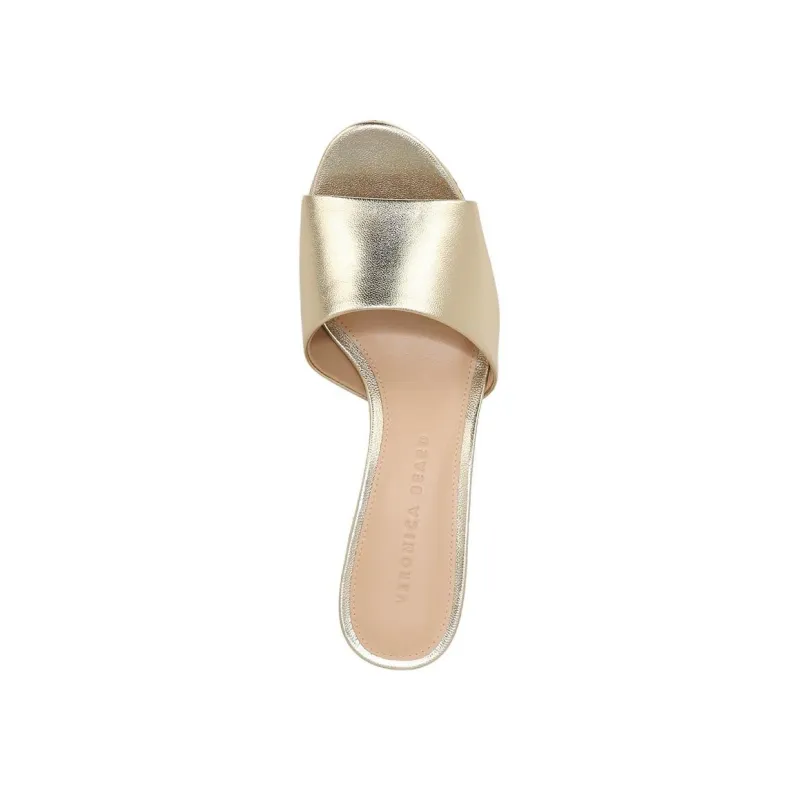 VERONICA BEARD Slide Slippers 7cm Women's Gold-4
