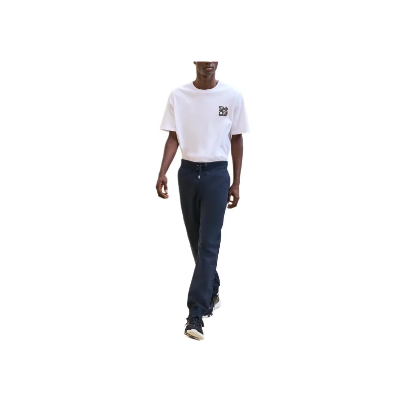HERMES Knitted Sports Pants Men's Marine Blue-1