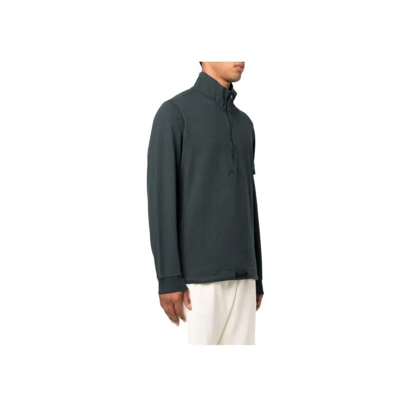 STONE ISLAND Sweatshirts Men Olive Green-3