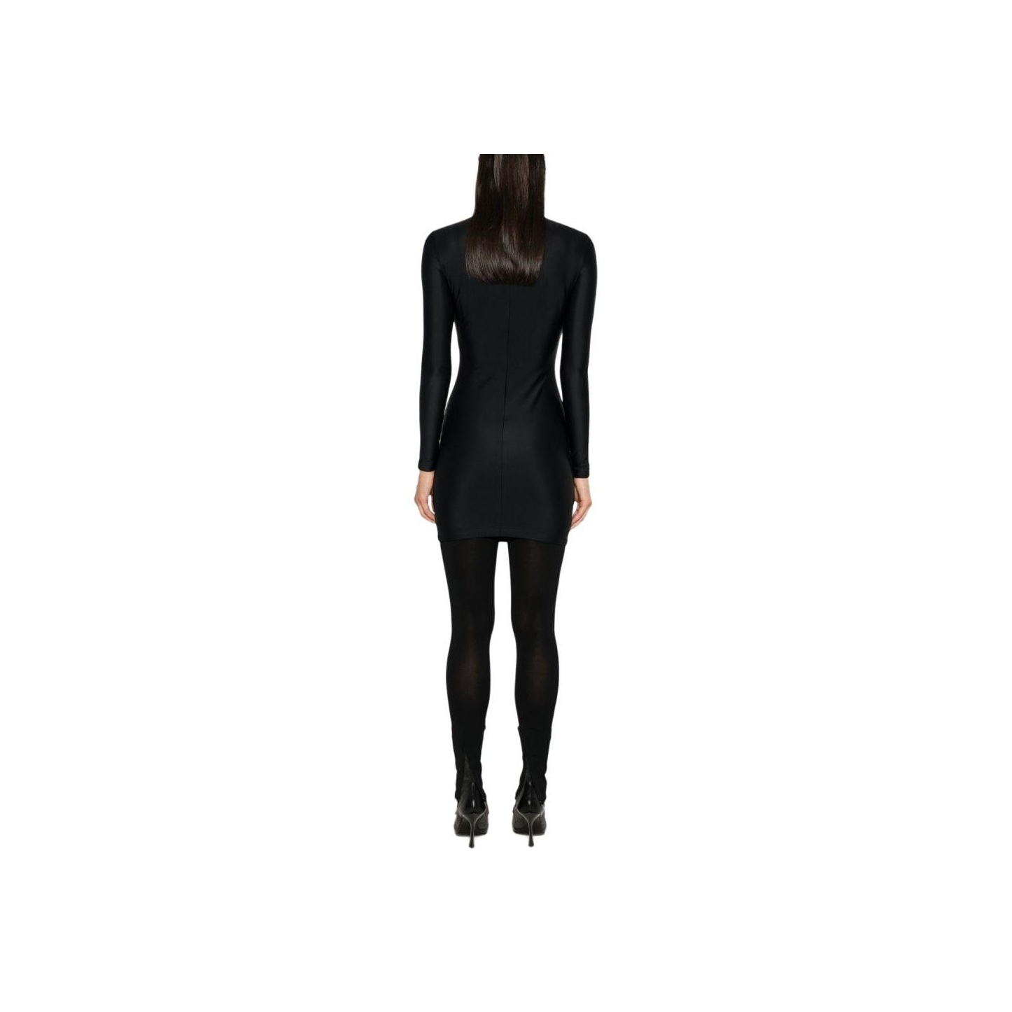 Balenciaga X Adidas Long Sleeve Mini Dress Black - POIZON