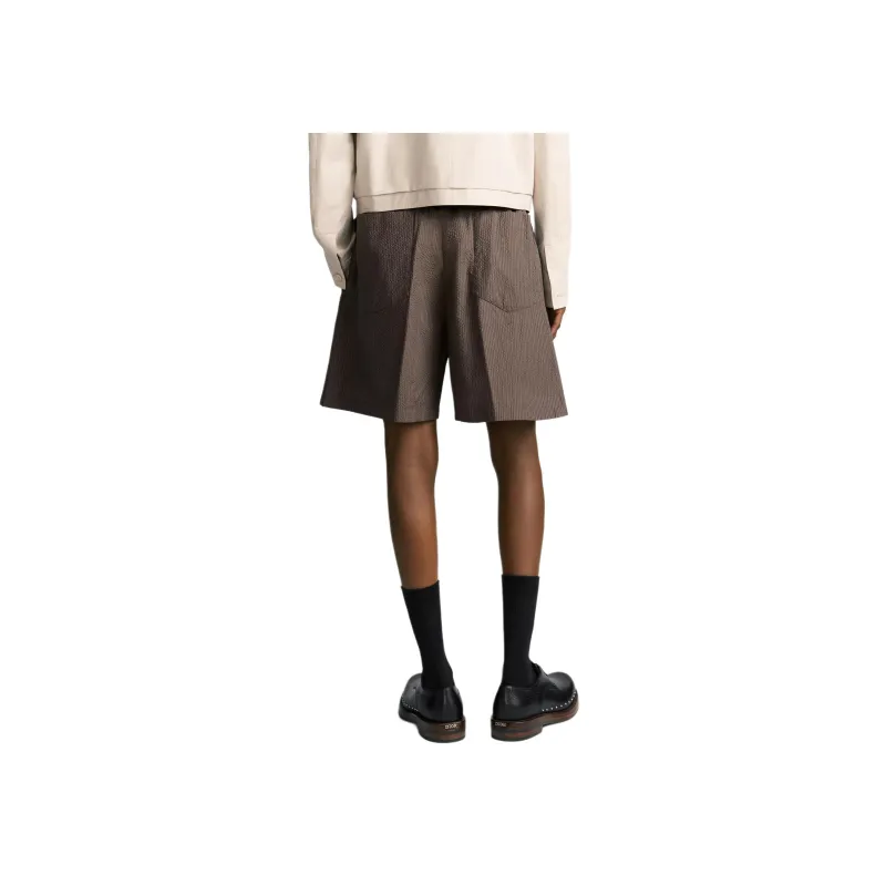 DIOR SS25 Summer Men's Clothing Collection Casual Shorts Men's Brown-2