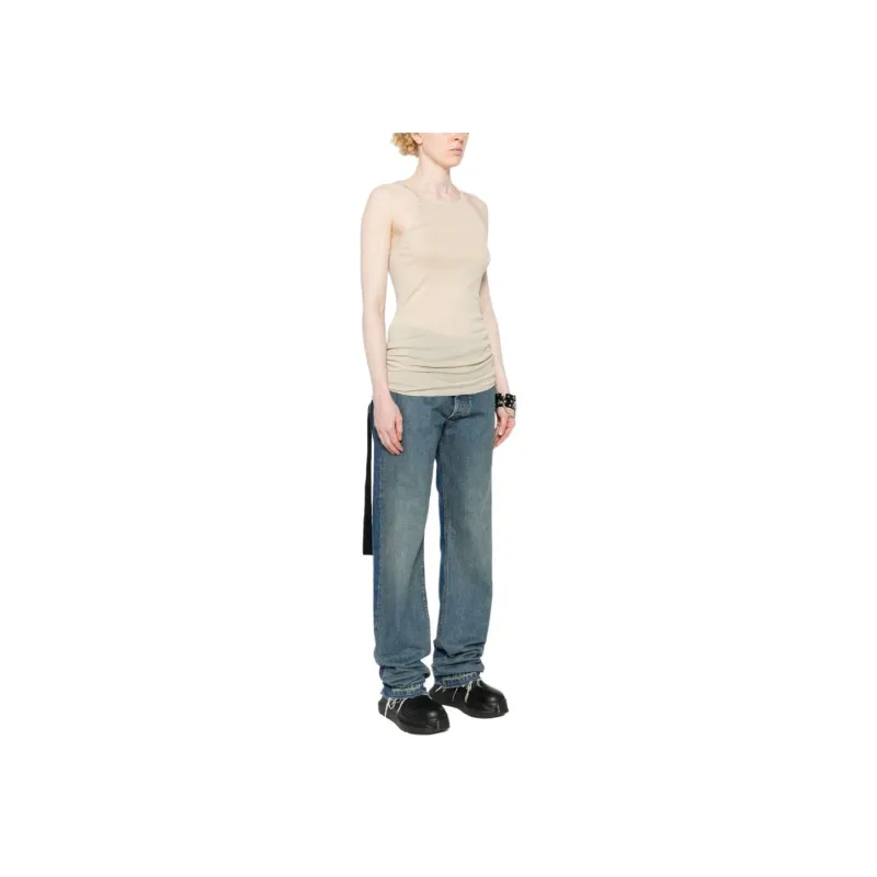 Rick Owens DRKSHDW Racer Back Cotton Tank Top-2
