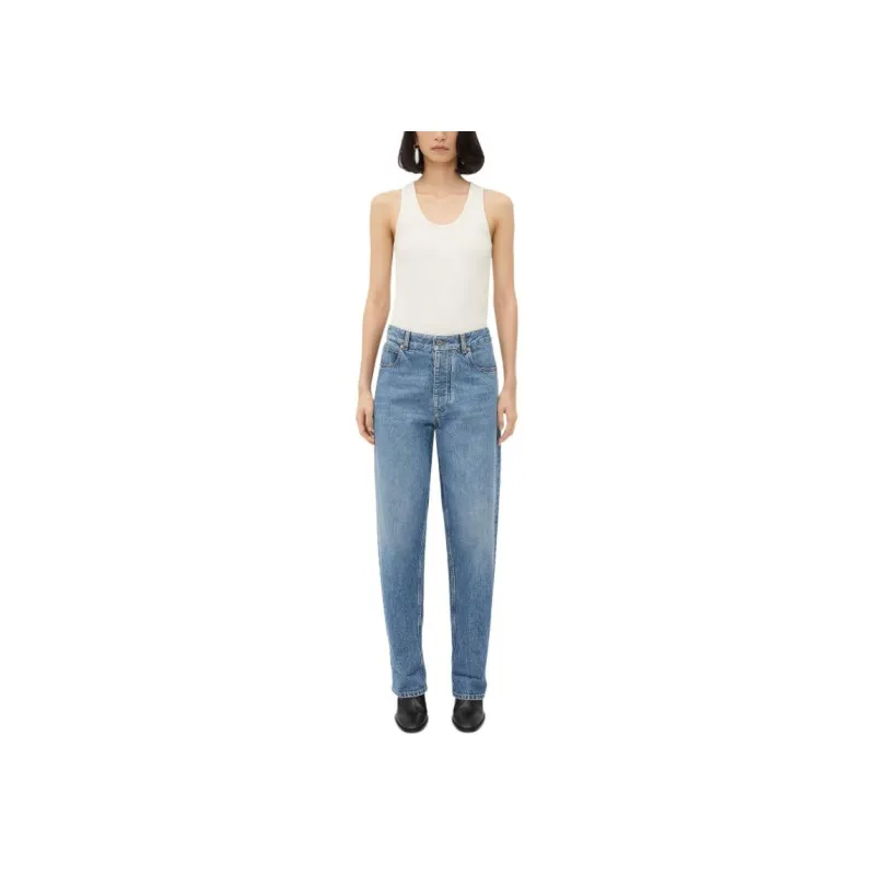 Bottega Veneta Vintage Indigo Turned Up Jeans Women's Indigo-0