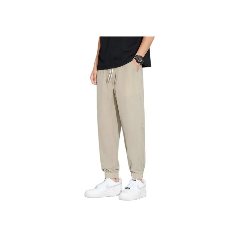 Tonlion Casual Pants Unisex Light Khaki-0