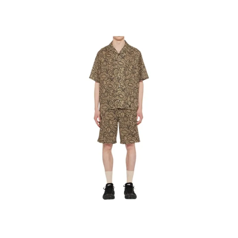 Onitsuka Tiger PRINTED Shirt Men's Light Brown-2