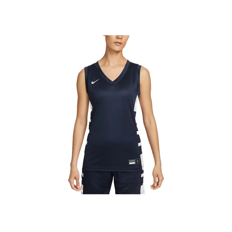 Nike Dri Fit Elite Power Basketball Jersey Women's Deep Team Blue 401-0