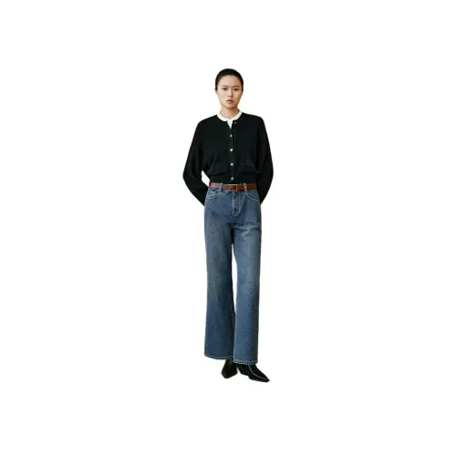 INSUN 슬레이트 블루 여성 캐주얼 팬츠