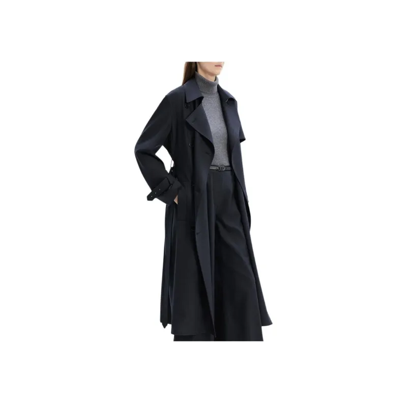 THEORY Trench Coat Women's Dark Gray-2