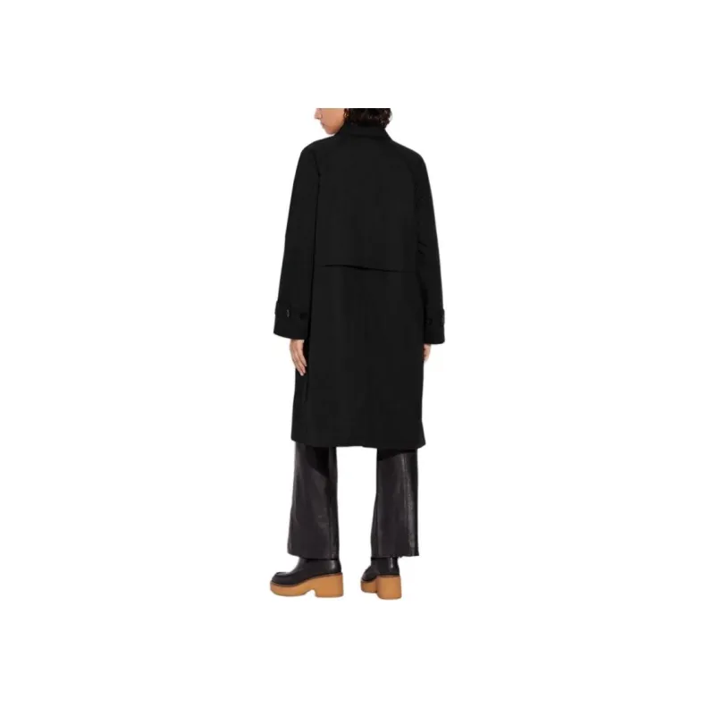 COACH FW22 Trench Coat Women's Black-2