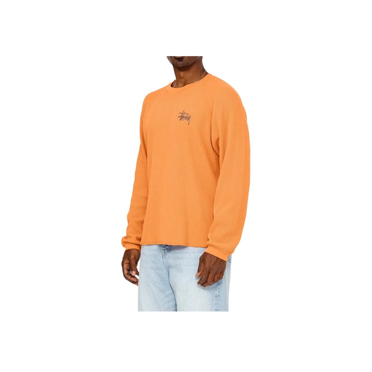 人気 ☆STUSSY☆ RAGLAN THERMAL LS CREW SAND Stussy Raglan Thermal L/S Crew Sand S - POIZON